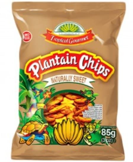 Plantain chips Tropical Gourmet Sweet 85g image