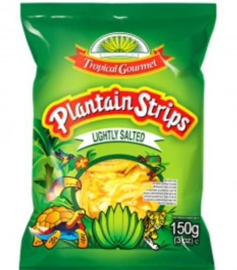 Plantain chips Tropical Gourmet Strips Long cut 150g image