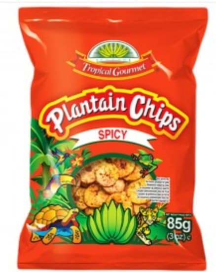 Plantain chips Tropical Gourmet Spicy 85g image
