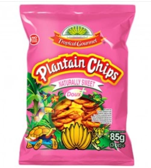 Plantain chips Tropical Gourmet Extra Sweet 85g image