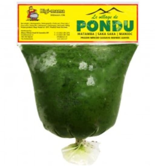 Pondu *Cassava Leaf - Le Village de Bigi Mama 450g image