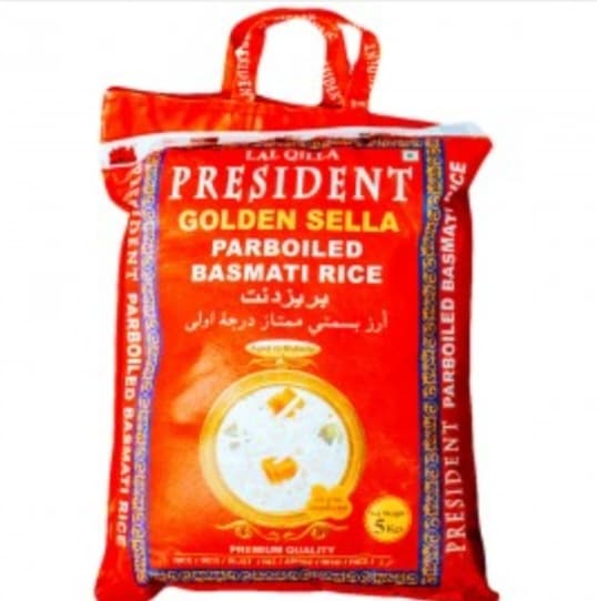 Rice Basmati Parboiled President 5kg image