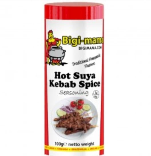 Hot Suya Kebab Spice Seasoning Powder Bigi Mama 100g image